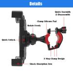 Bike Handlebar Phone Mount for iPhone and Samsung