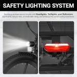 ANCHEER 350W Adult Electric Tricycle with Basket