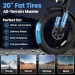 Okday 1200W Electric Bike for Adults, 25MPH