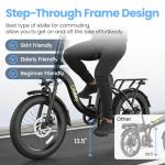 Okday 1200W Electric Bike for Adults, 25MPH