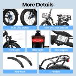 Okday 1200W Electric Bike for Adults, 25MPH