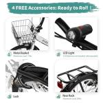 Avasta 24" Folding Bike with 7-Speed Gear