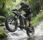 Powerful 60V Electric Full Suspension Mountain Bike
