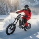 Powerful 60V Electric Full Suspension Mountain Bike