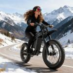 Powerful 60V Electric Full Suspension Mountain Bike