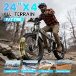 Foldable Electric Bike with Dual Motor and Fat Tires