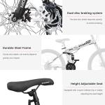 Ecarpat 26" Folding Mountain Bike with Suspension