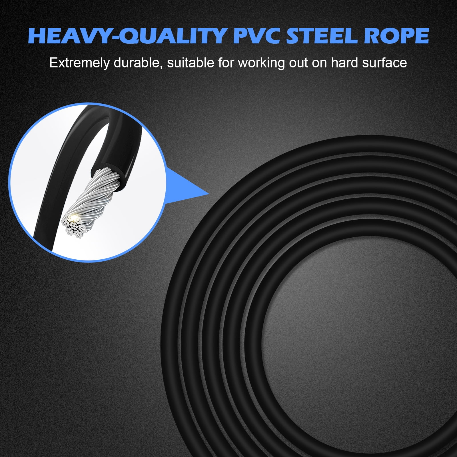 Cordless Weighted Jump Ropes: Adjustable Length, Digital Counter