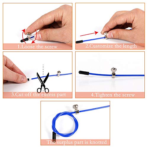 Adjustable Speed Skipping Rope for Fat Burning and Fitness