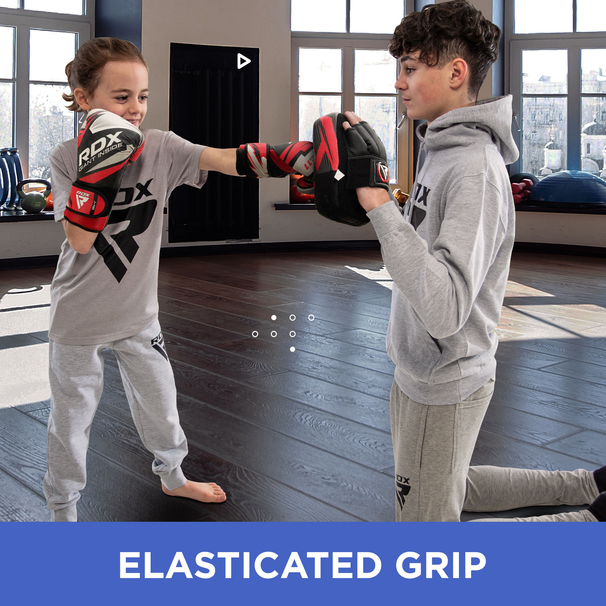 RDX Kids Blue Boxing Focus Punch Mitts