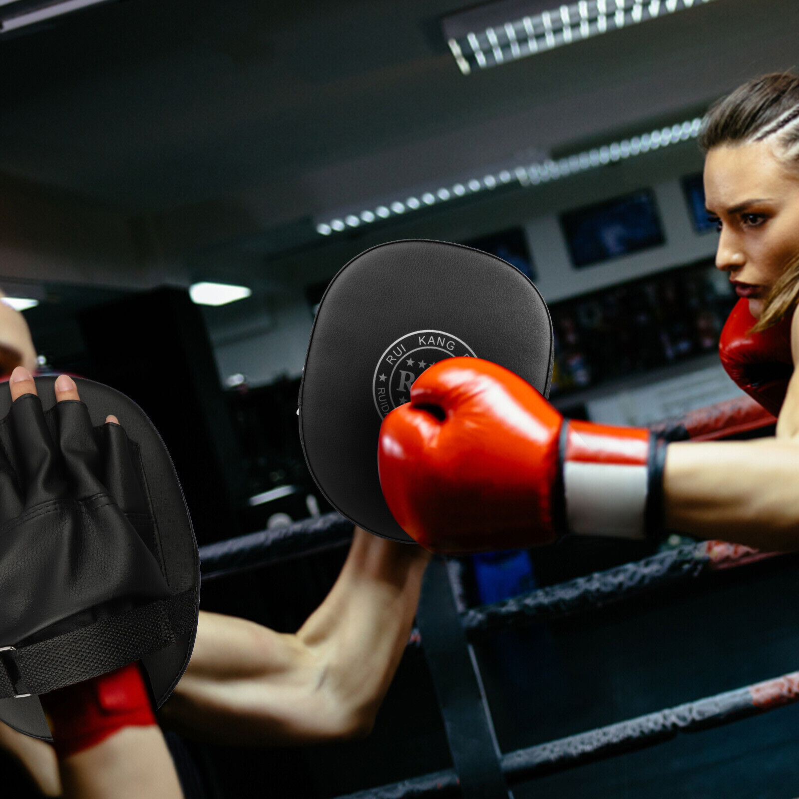 Boxing Punching Mitts for MMA Sparring - 2pcs