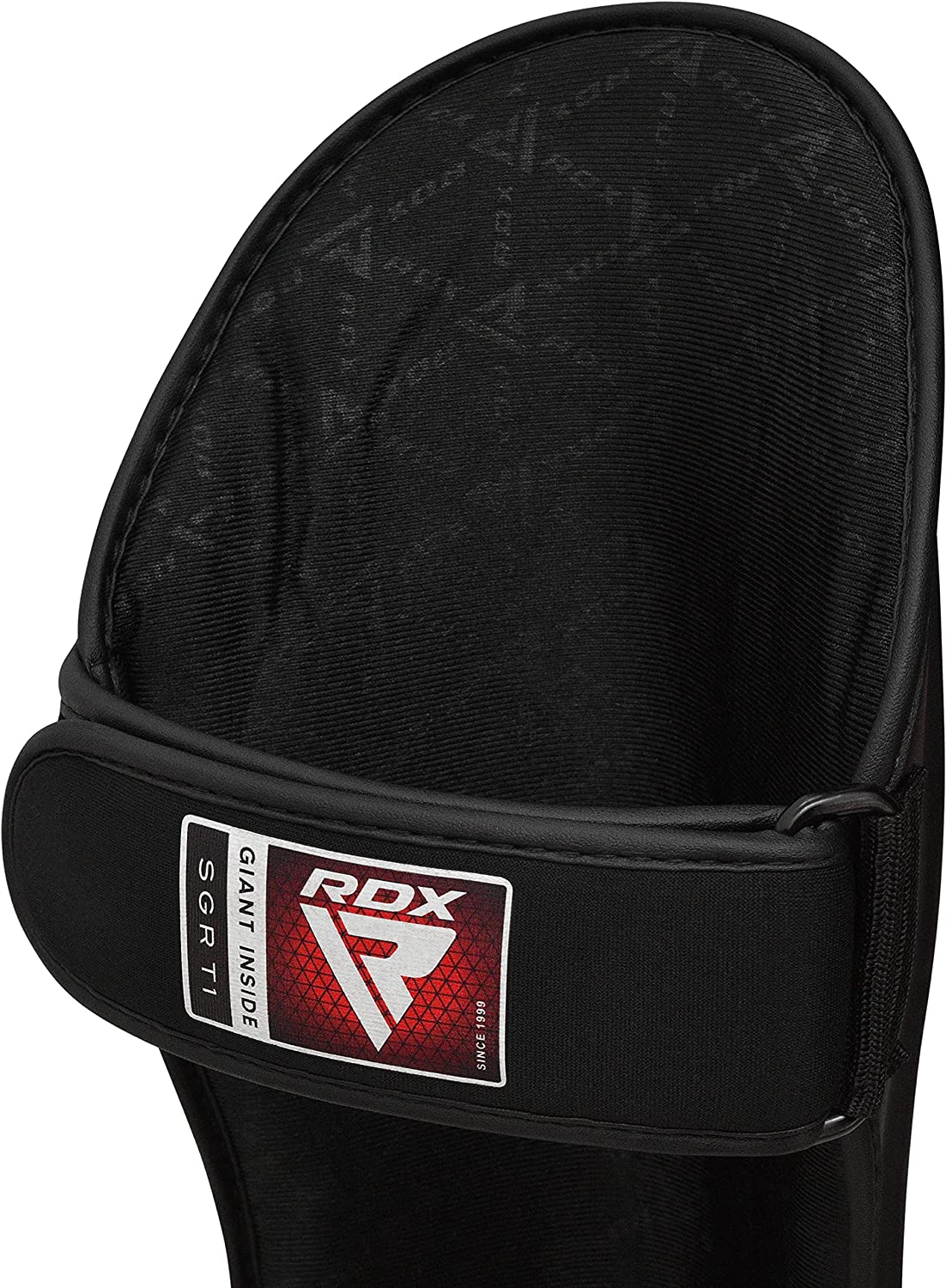 RDX Kickboxing Shin Guards: Premium Leather, Black