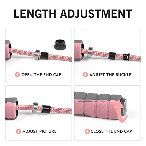 Adjustable Weighted Jump Rope for Boxing Fitness