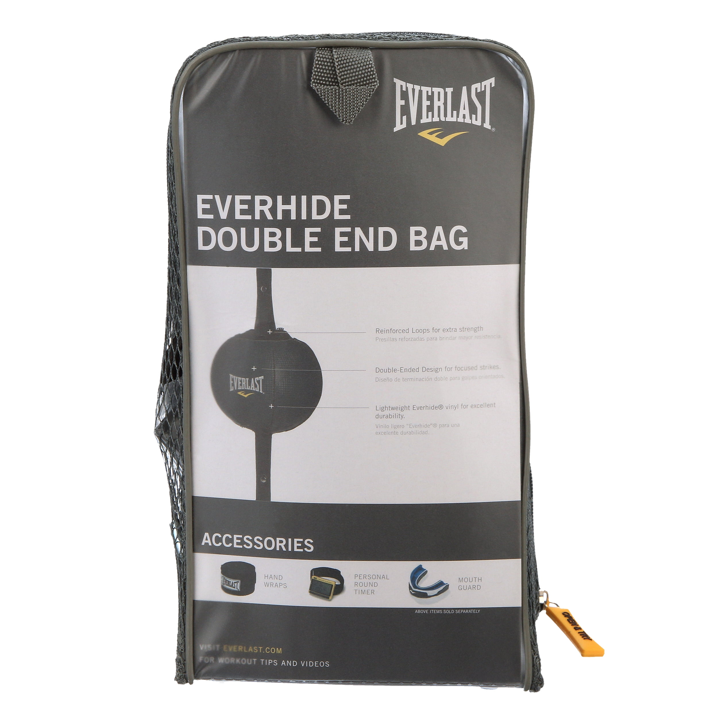 Black Everlast Everhide Double End Striking Bag