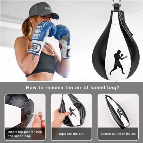 Enhance Reflexes & Speed with Benelabel Leather Speed Bag