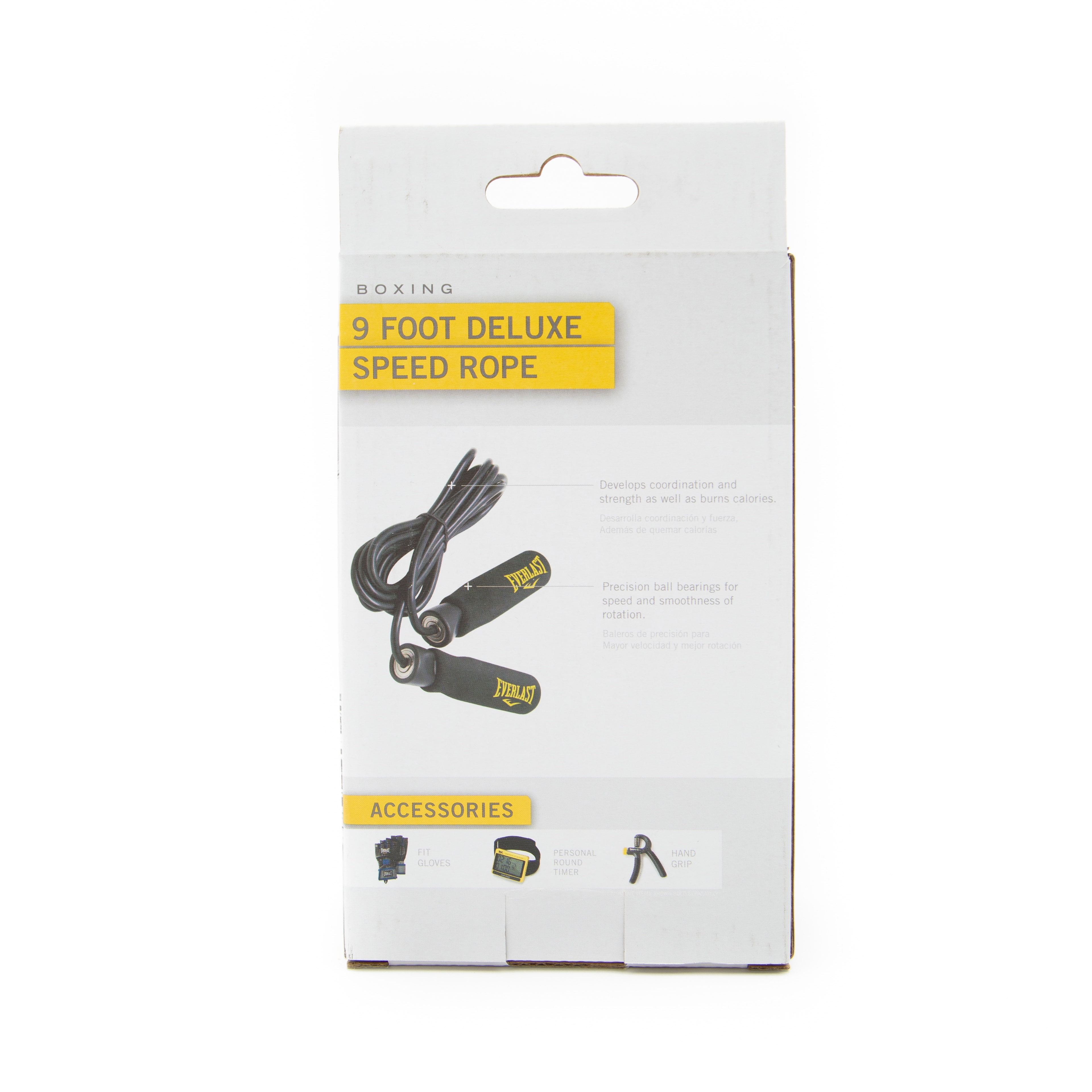 Everlast Speed Jump Rope - Deluxe 9ft Black