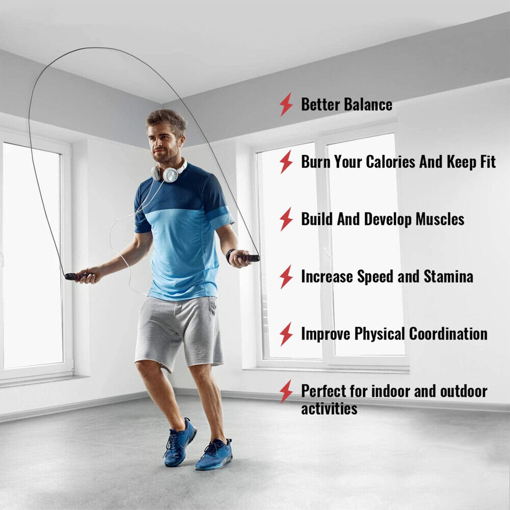 Adjustable Bearing Speed Boxing Jump Rope