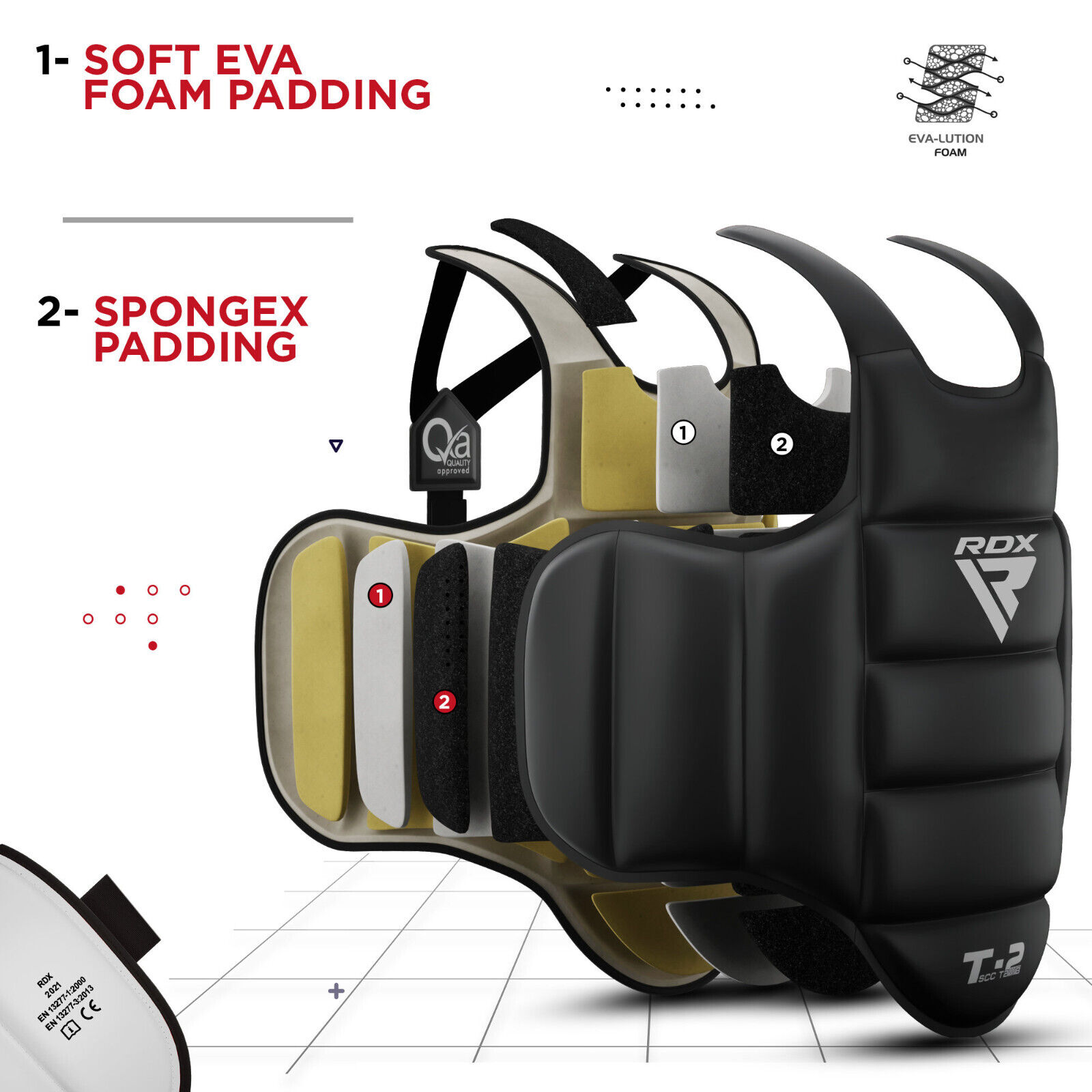 RDX Chest Guard for MMA, Kickboxing, Martial Arts