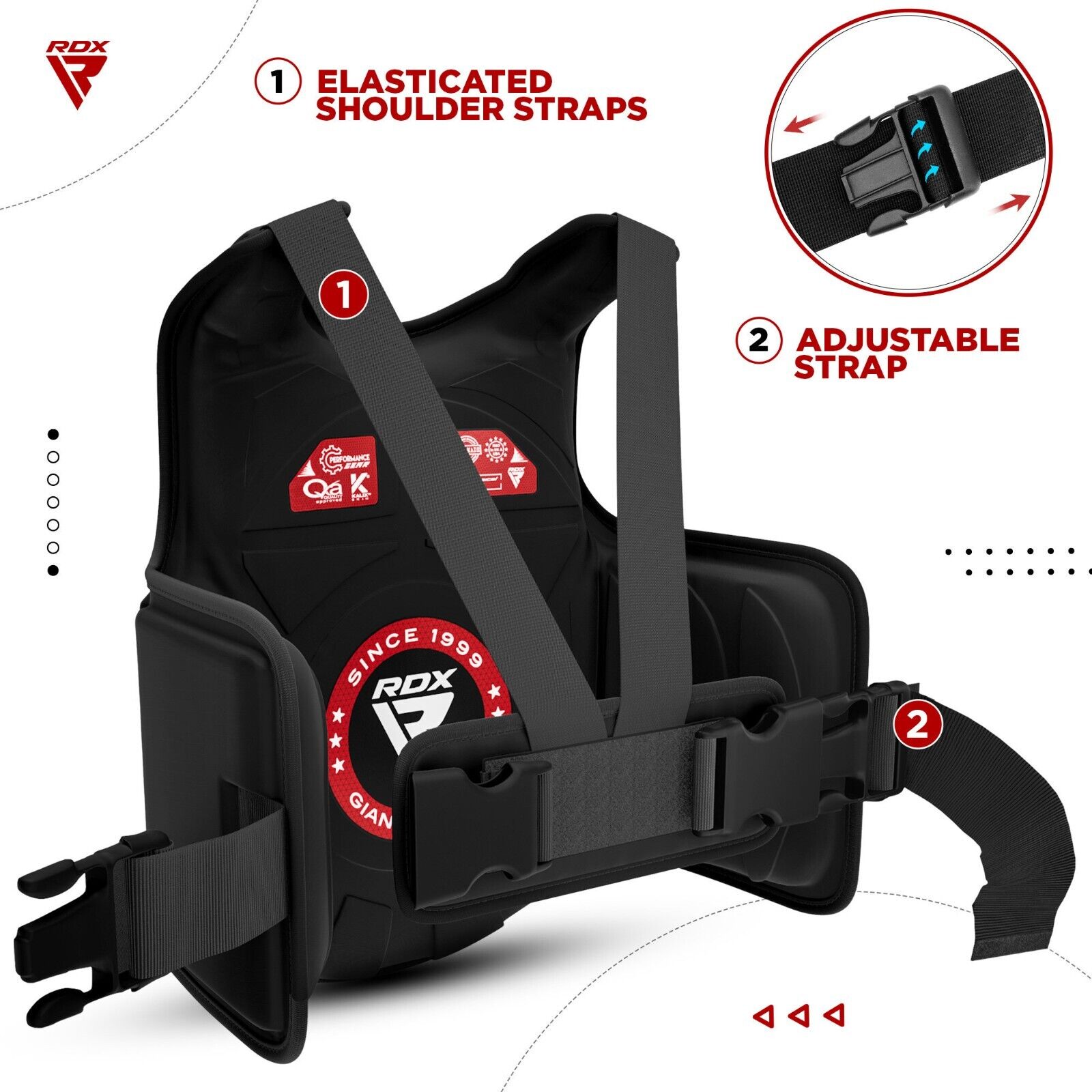 RDX Boxing Body Protector, Taekwondo Chest Guard
