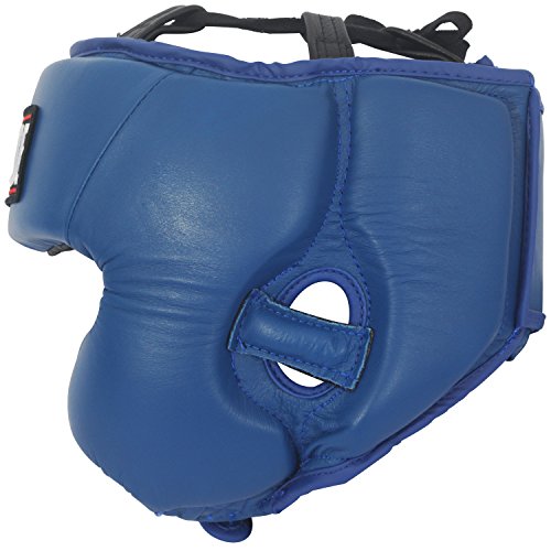Competition-Like Boxing Headgear with Cheeks - Black, Large