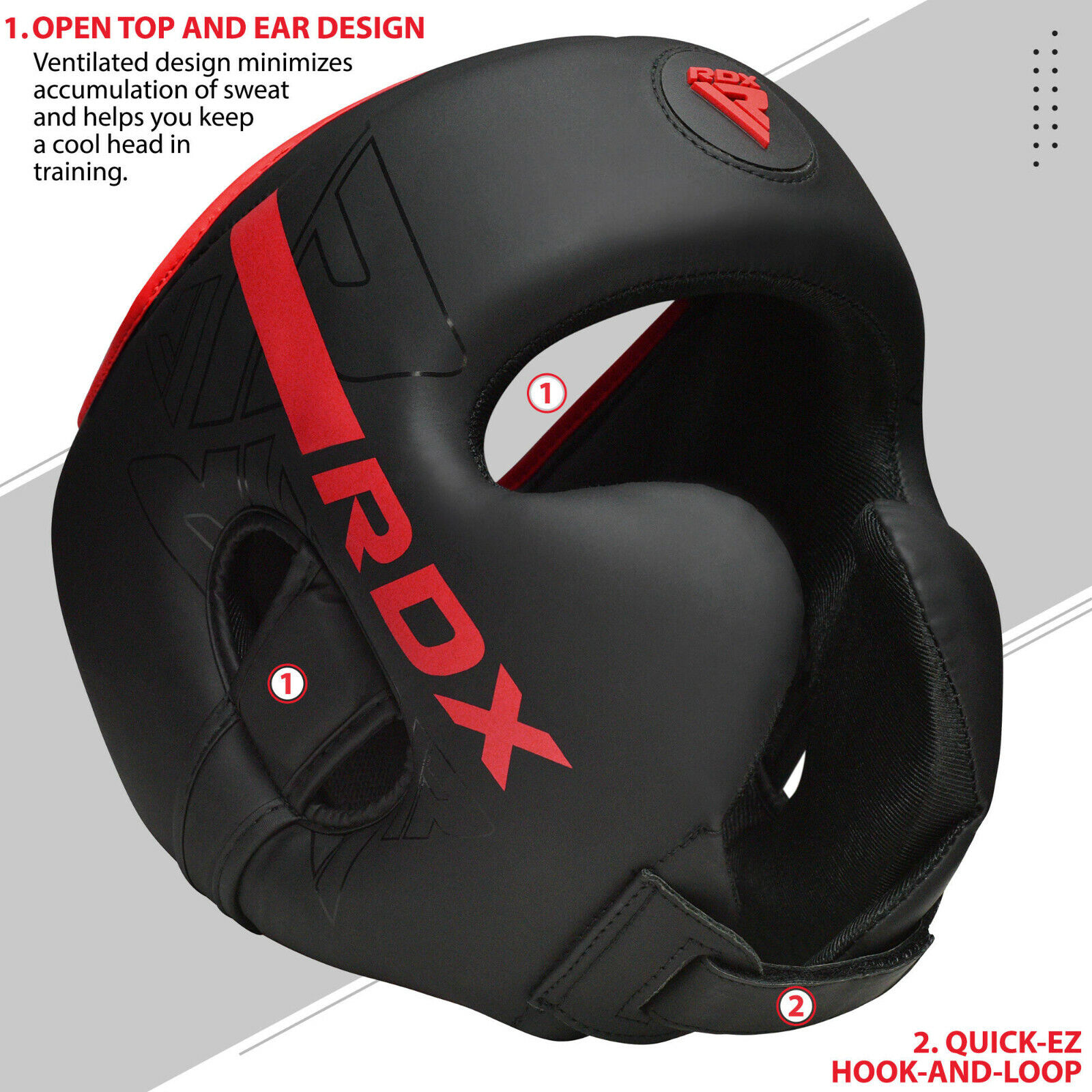 RDX Boxing Head Gear: Martial Arts MMA Protection