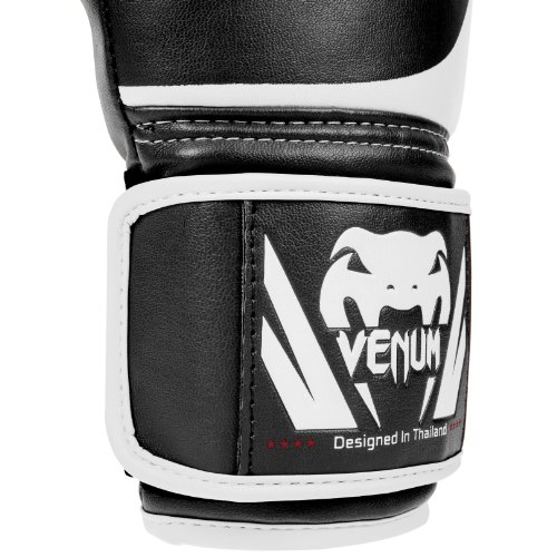 Venum Challenger 2.0 Pro Boxing Gloves, Black/White (10 oz)