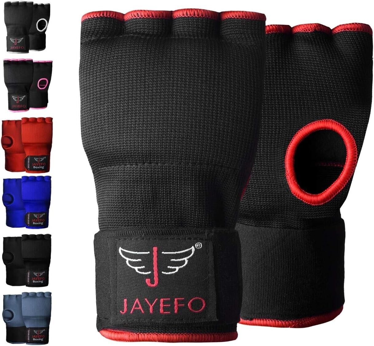 Jayefo Gray Elastic Hand Wraps for Boxing