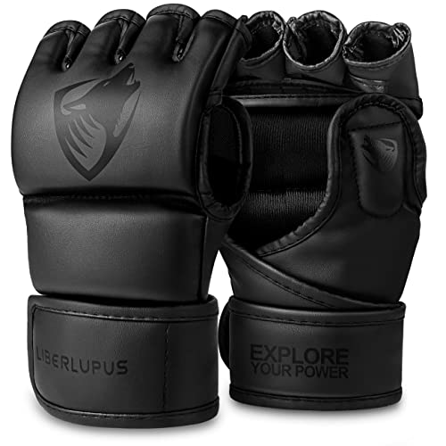 Unisex Open Palm Boxing Gloves for MMA, Muay Thai