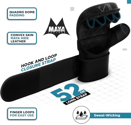RDX Hybrid Open Palm MMA Gloves