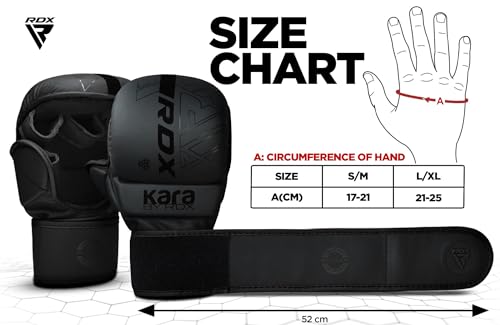 RDX Hybrid Open Palm MMA Gloves
