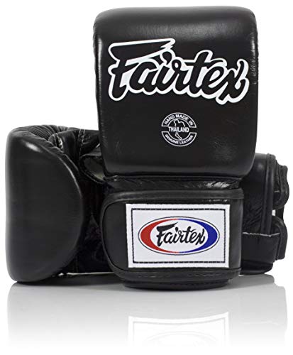 Fairtex TGO3 Open Thumb Boxing Gloves (Black/Large)