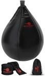 PU Leather Boxing Speed Bag Set - Reflex Training