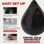 PU Leather Boxing Speed Bag Set - Reflex Training
