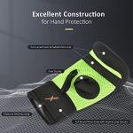 MaxxMMA Washable Heavy Bag Gloves - Boxing Training (Neon Yellow)