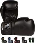Premium Unisex Boxing Gloves, 16 oz Black/Black