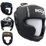 MRX Pro MMA Training Headguard - Black/Silver S/M