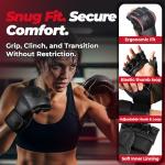 Unisex Open Palm Boxing Gloves for MMA, Muay Thai