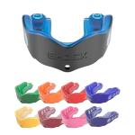 Shock Doctor Gel Max Mouth Guard, Adult, Blue/Black