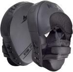 Boxing Training Mitts: Curved Leather Hook & Jab Pads