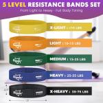 Boxing Pull Up Bands: Resistance Set for Men & Women