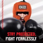 Competition-Like Boxing Headgear with Cheeks - Black, Large