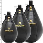 Leather Speed Bag - Black, Medium 9.5" x 6