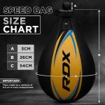 Adult RDX Speed Bag Platform - Yellow Boxing Trainer