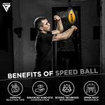 Adult RDX Speed Bag Platform - Yellow Boxing Trainer