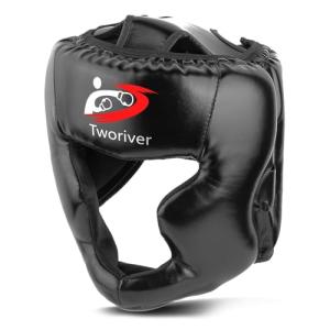 SANJOIN Safety Head Guard - All Ages Boxing Headgear (Black)