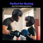 SANJOIN Safety Head Guard - All Ages Boxing Headgear (Black)