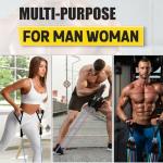 Boxing Workout Set: Resistance Bands with Door Anchor