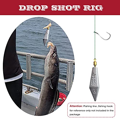 Triangle Fishing Sinkers Set for Bass Catfish