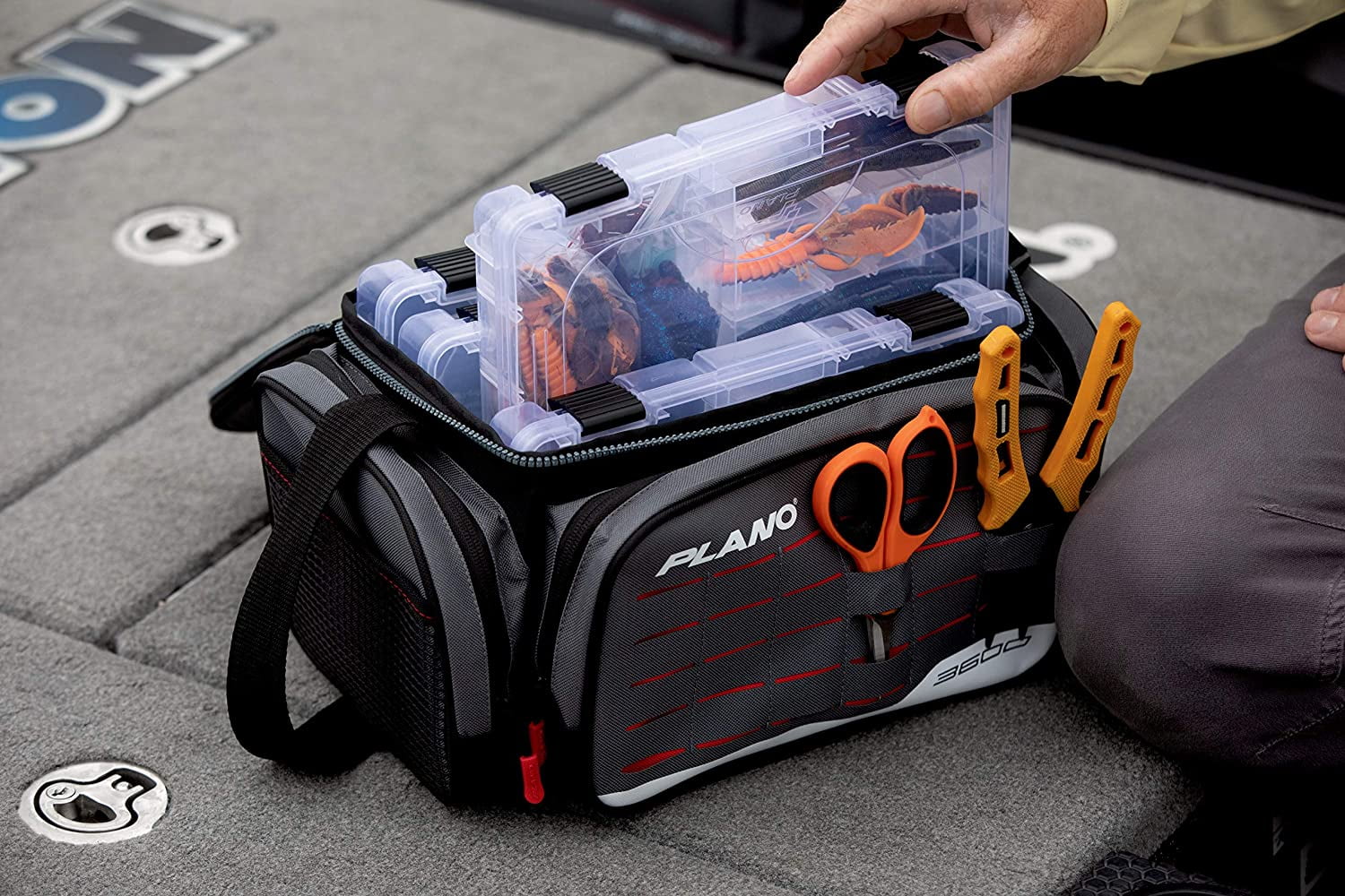 Plano 3600 Tackle Case: 2 StowAway Boxes Included