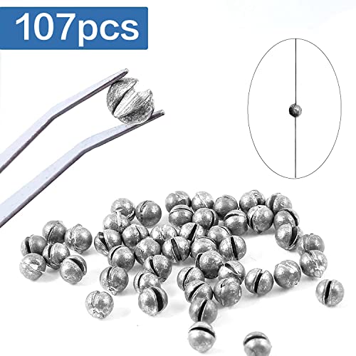 Gourami Fishing Weights Sinkers – Removable Round, 230pcs/107pcs